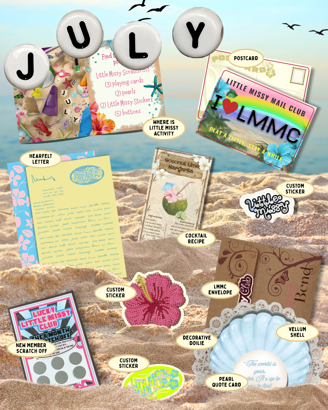 Little Missy Mail Club Subscription | US 🐌💌